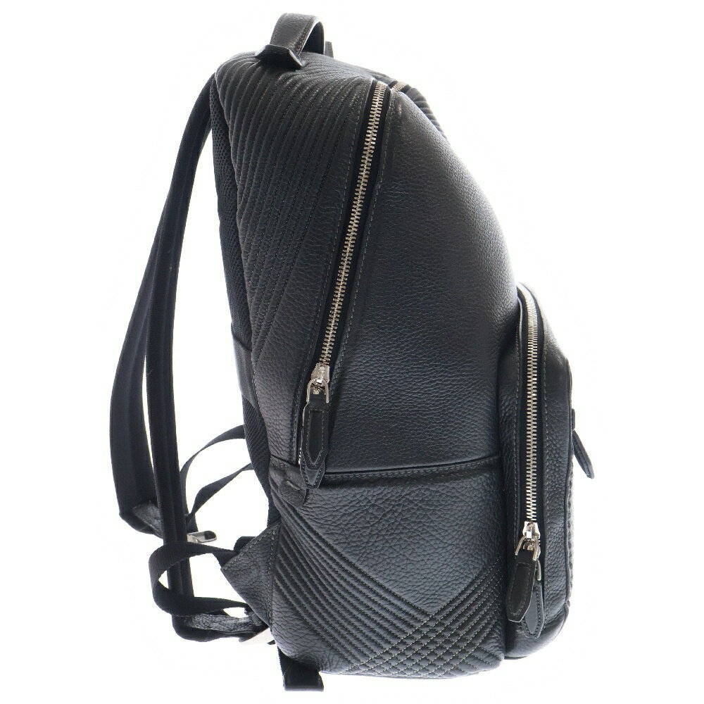 Salvatore Ferragamo Patchwork Leather Backpack Bl… - image 3